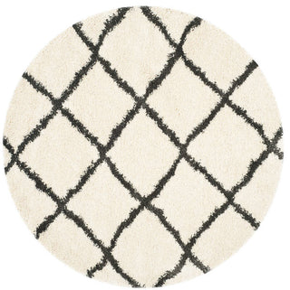 Safavieh Belize Shag Sgb489B Shag Rug, Ivory/Charcoal, 2'3"x5'0"
