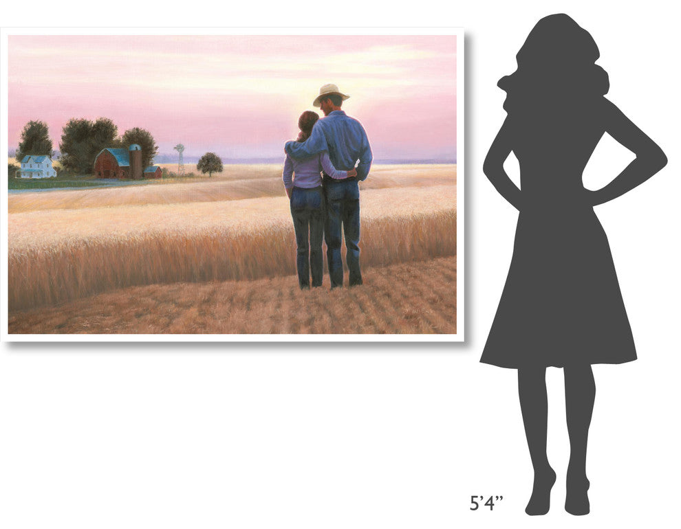 "Family Farm" Digital Paper Print by James Wiens, 62"x42"