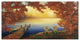 "Autumn Glow Crop v2" Digital Paper Print by Julia Purinton, 38"x20"