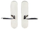 Stratus Lever, Tubular Full Dummy Pair, Right Hand, Polished Stainless Steel