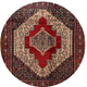 Ahgly Company Indoor Round Traditional Area Rugs, 4' Round