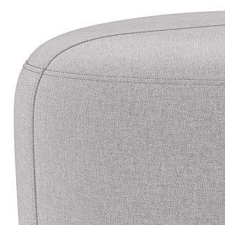 Moore Small Ottoman, Light Grey