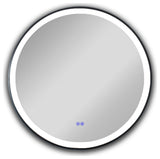 CHLOE Lighting LUMINOSITY Embedded Round TouchScreen LED Mirror
