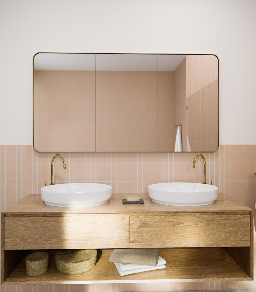 Medicine Cabinets, Satin Brass