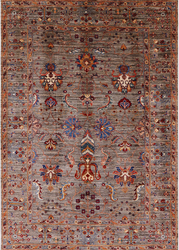 Ahgly Company Indoor Rectangle Mid-Century Modern Area Rugs, 2' x 4'