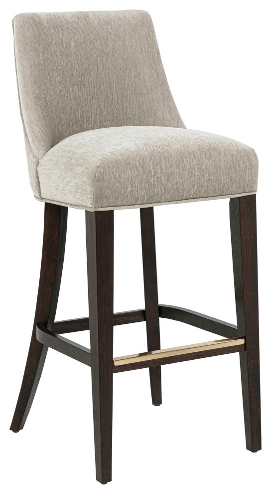 Manhattan Comfort Beever Barstool, Taupe, Set of 3