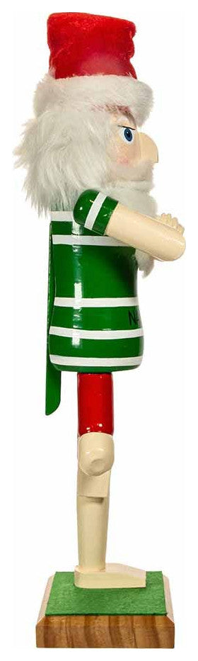 Kurt Adler 15" Wooden Yoga Santa Nutcracker