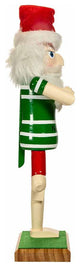 Kurt Adler 15" Wooden Yoga Santa Nutcracker
