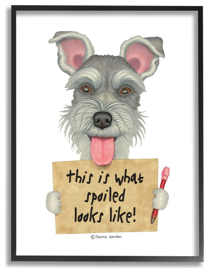 Scotty Dog 'What Spoiled Looks Like' Pet Phrase16x20