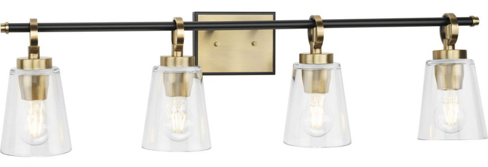 Cassell Collection Bath and Vanity Light, Vintage Brass