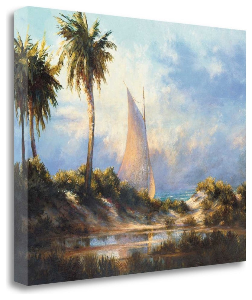 "Manasota Key Returning" By Malarz, Giclee Print on Gallery Wrap Canvas