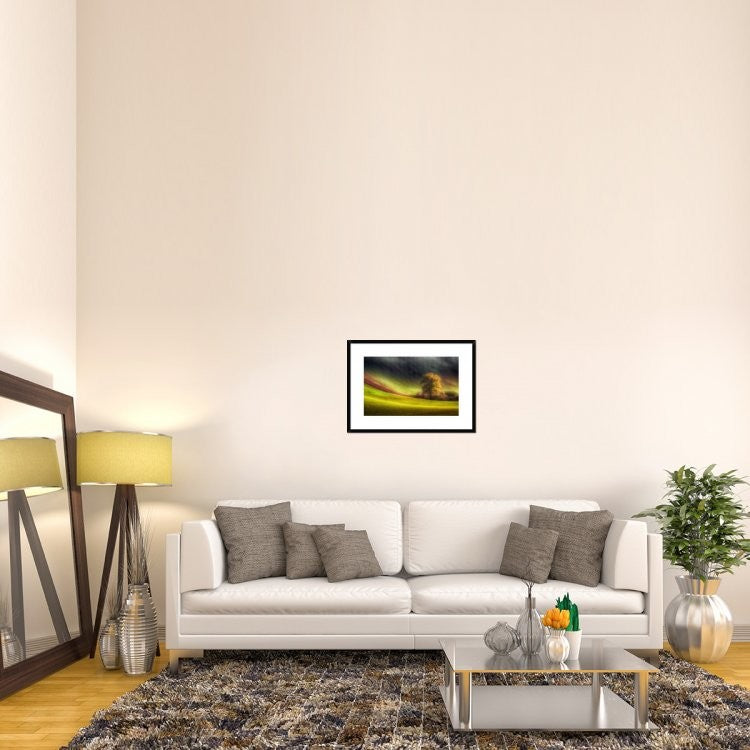 "Moravian Fields" Framed Digital Print by Piotr (Bax) Krol, 30x22"