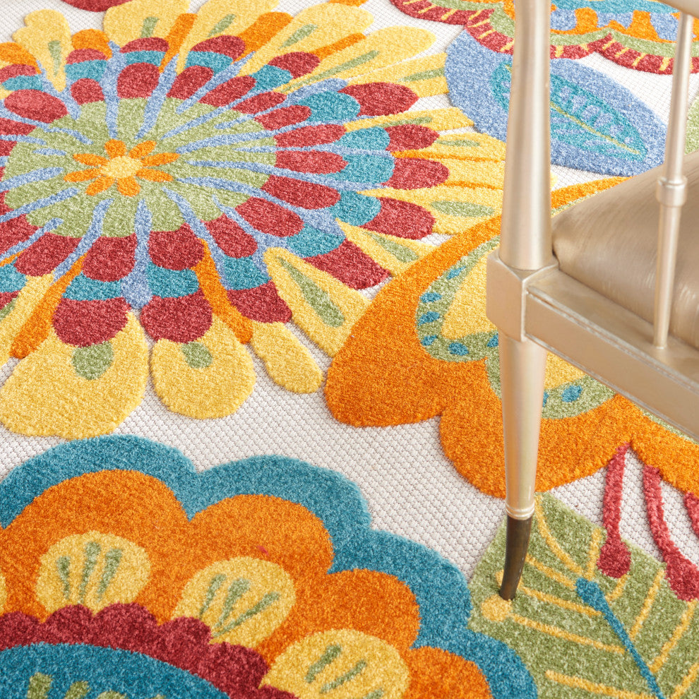 Nourison Aloha 12' x 15' Multicolor Contemporary Area Rug