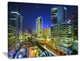 "Bangkok City Night View" Cityscape Canvas Photo Print, 20"x12"