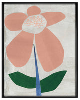 Flower Collage 7 Fine Art Print, Black, 46"x36"