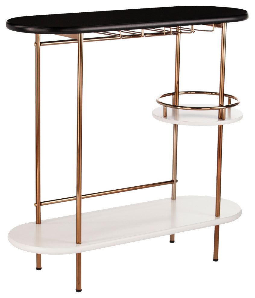 Vera Wine/ Bar Table w/ Glassware Storage