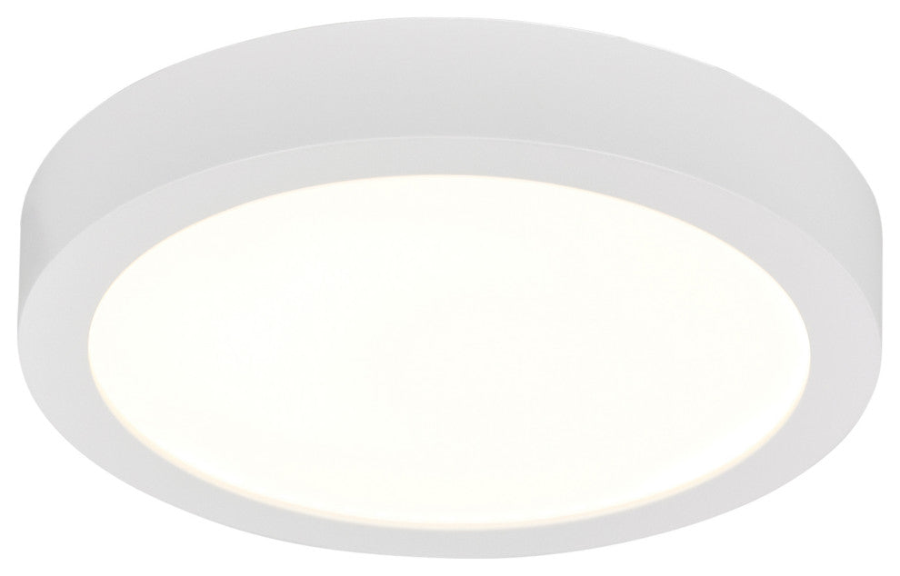Access Ulko Exterior Outdoor Flush, White/Frosted Acrylic - 20792LEDD-WH-ACR