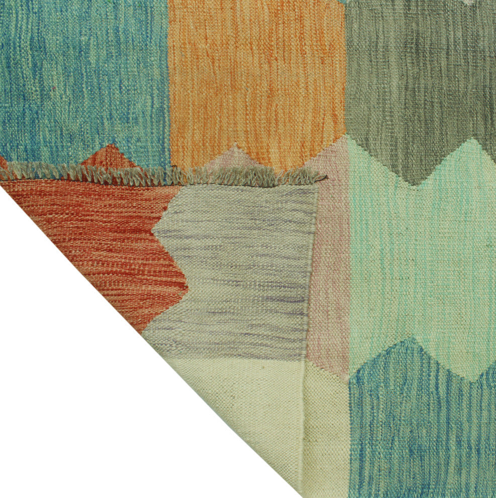 Winchester Kilim Sana Ivory/Rust Rug, 3'2x4'11