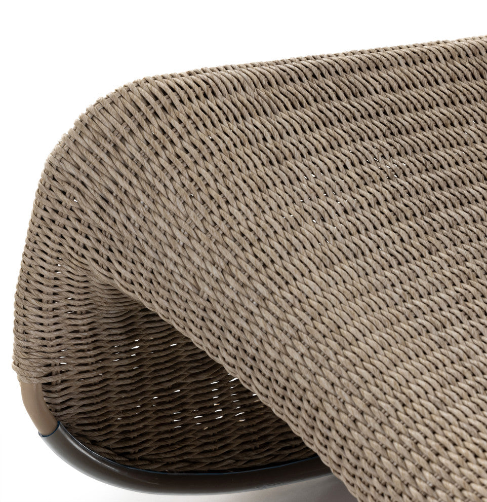 Portia Outdoor Rocking Chair-White