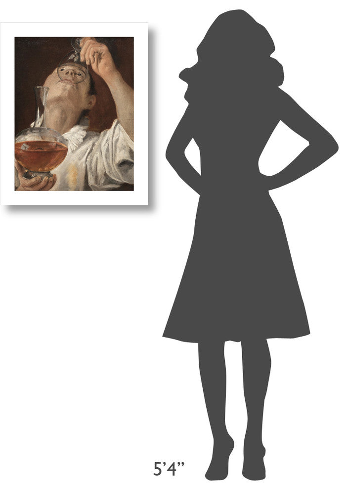 "Boy Drinking, 1582-1583" Digital Paper Print by Annibale Carracci, 19"x24"