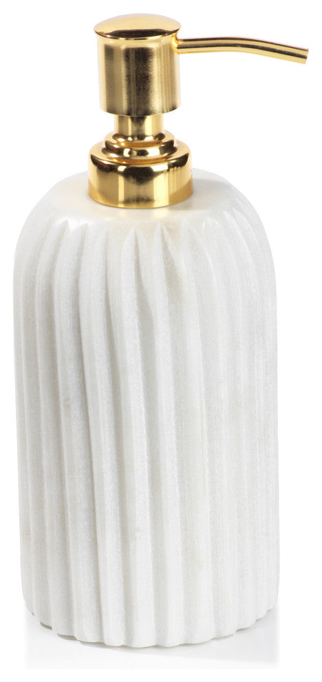 Mannara 5" Tall Marble Soap Dispenser