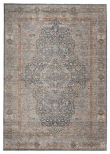 Weave & Wander Gilford Rust/Blue 5'x7'2" Power Loomed Area Rug