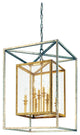 Troy F9998GSL, Morgan 8 Light Pendant Large