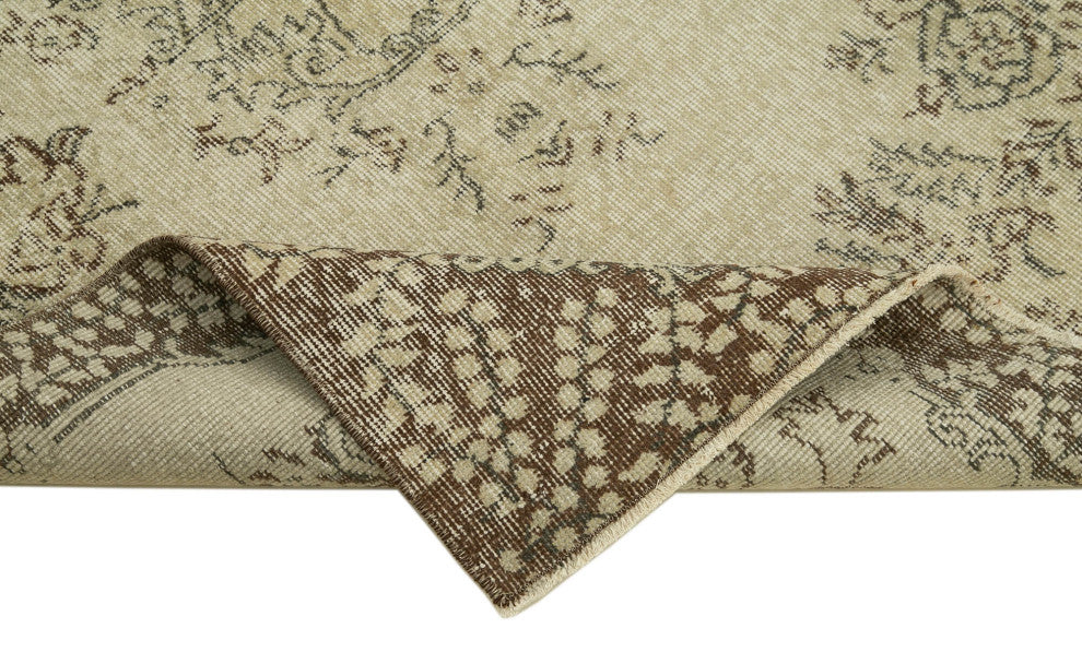 Rug N Carpet - Handwoven Oriental 3' 9" x 6' 7" Over-dyed Small Area Rug