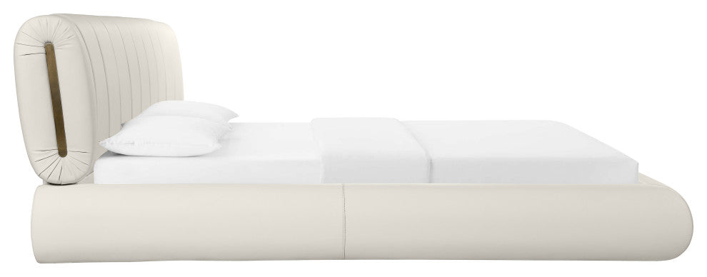 Karol Vegan Leather Bed, King
