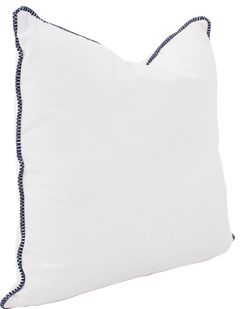 Square Sunbrella Seascape Pillow, Outdoor 24x24