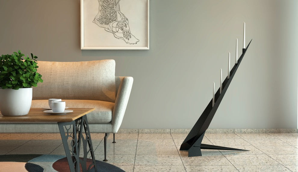 Smilte Contemporary Design Floor-Standing Candleholder