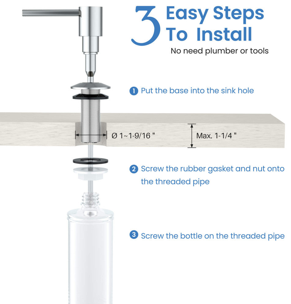Fusion-T Single Handle Pull Down Sink Faucet With Soap Dispenser, Chrome