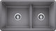 Precis Reversible 1-3/4 With Low Divide, Metallic Gray