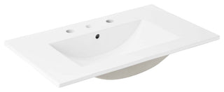Chaucer 30" Bathroom Vanity - Black White