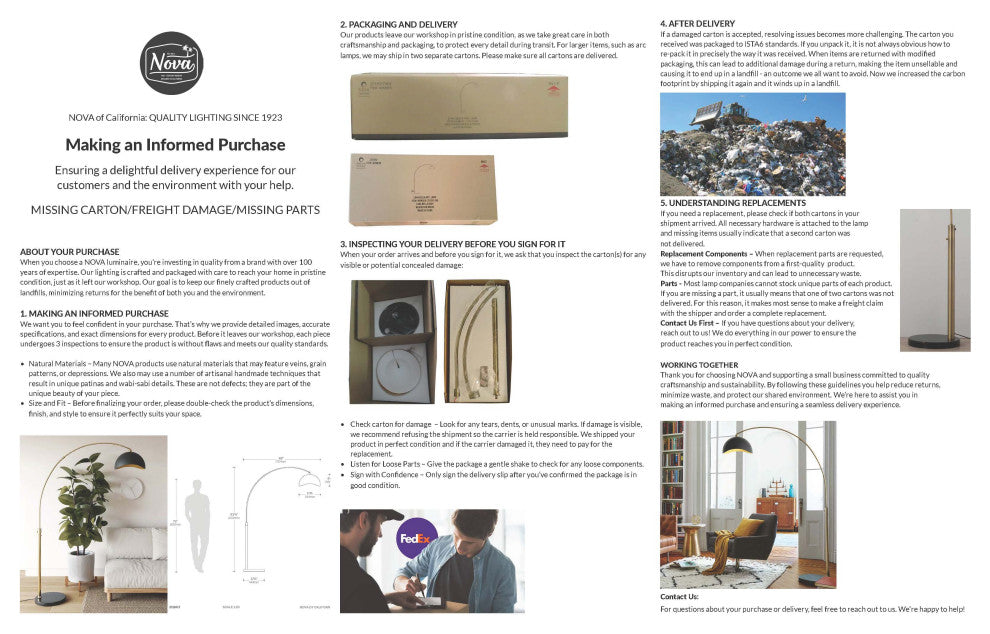 Marilyn 1 Light Arc Floor Lamp - Weathered Brass, Rotary Switch, Marble Base