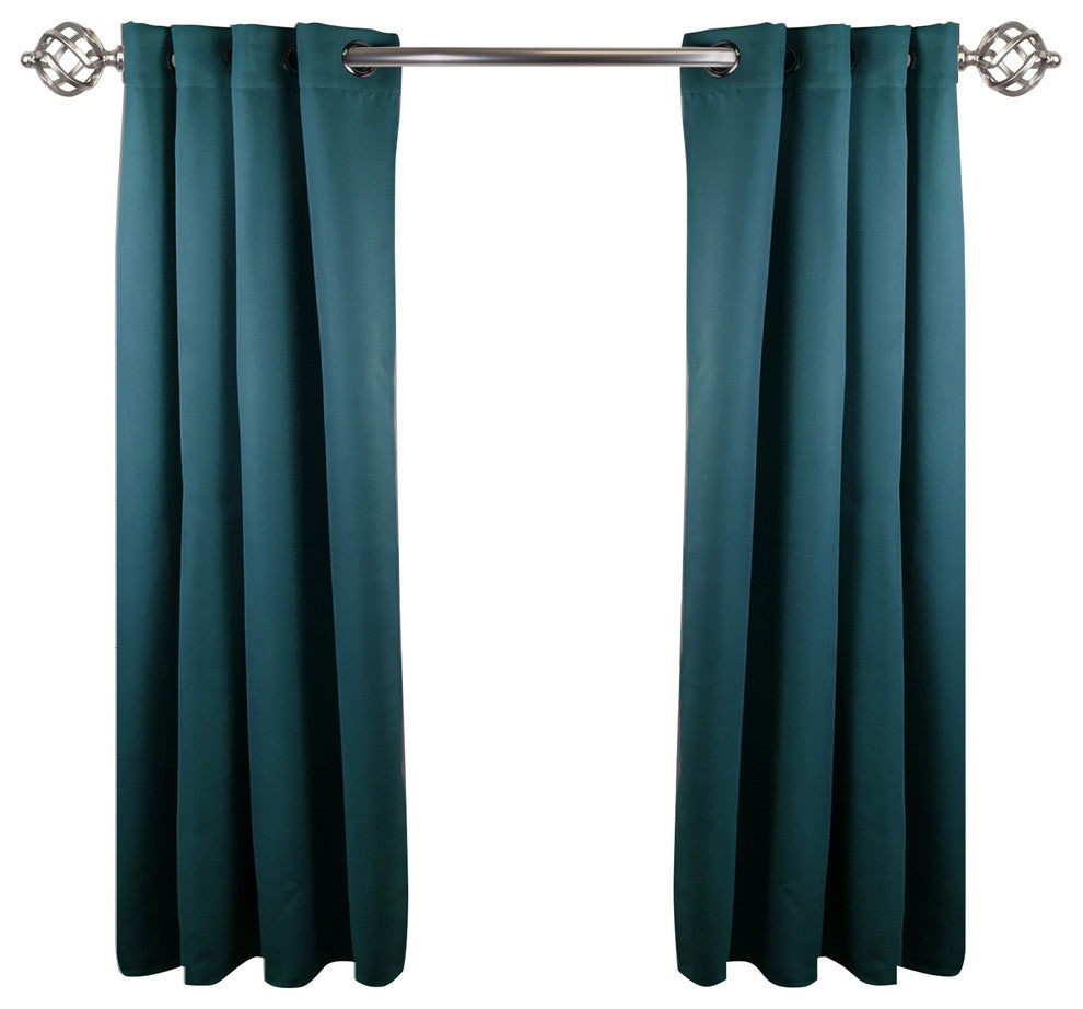 Heavy Duty Drapery Panel 52" x 63" 1 Panel, Turquoise