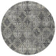 Ahgly Company Indoor Round Mid-Century Modern Area Rugs, 8' Round