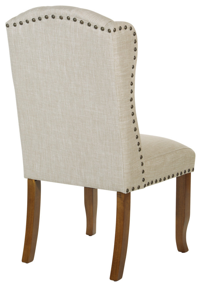 Jessica Tufted Wing Dining Chair
