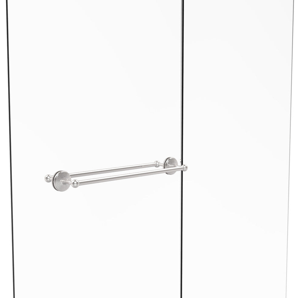 Monte Carlo 24" Back to Back Shower Door Towel Bar, Polished Chrome