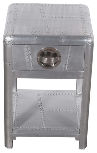 Pilot 1 Drawer Side Table With Shelf