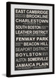 "Boston Suburbs" Framed Painting Print, 16x24