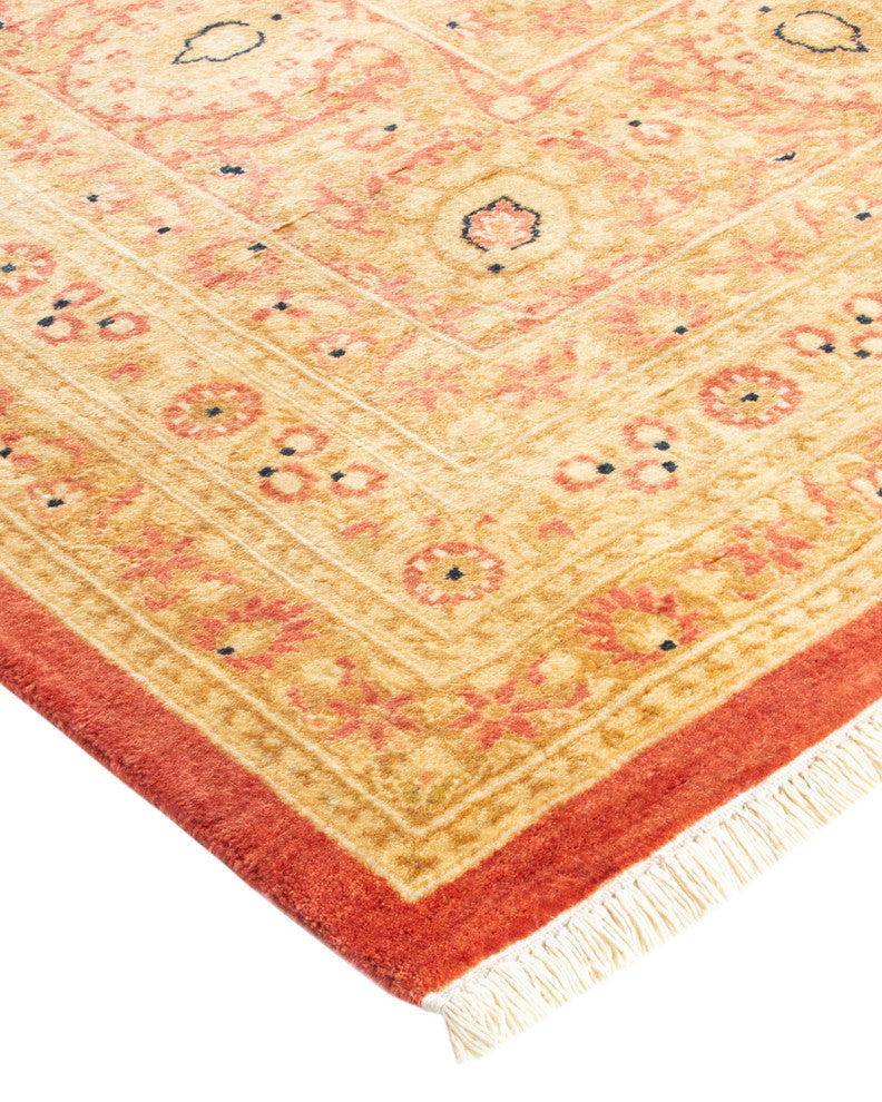 Mogul, One-of-a-Kind Hand-Knotted Area Rug Orange, 8'3"x10'3"