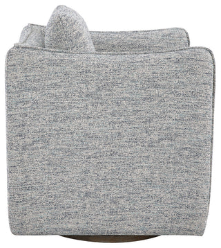 Corben Swivel Chair, Blue