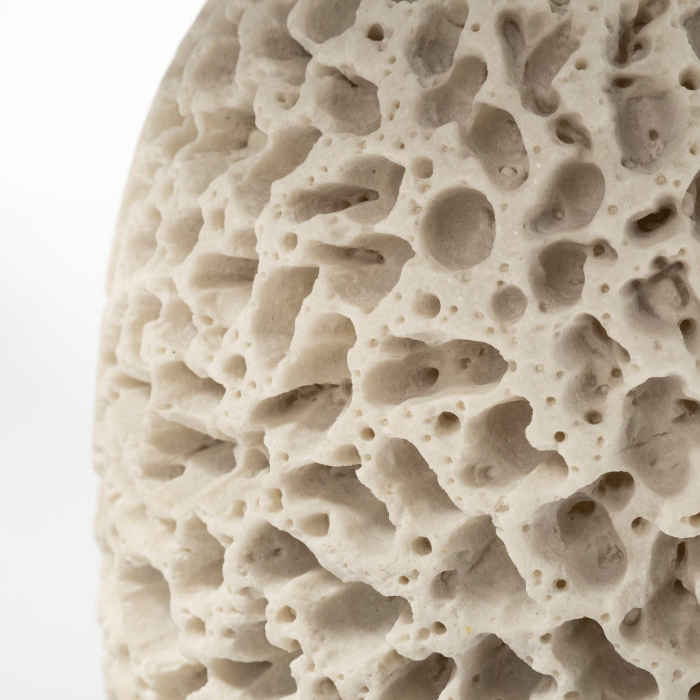 Mariam Beige Coral-Inspired Base Table Lamp