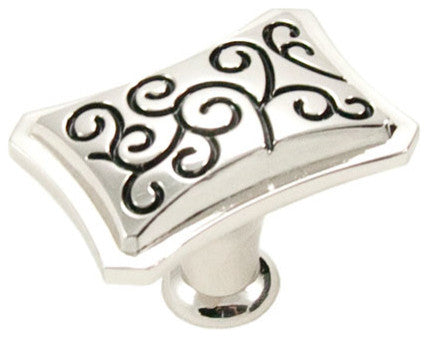 25x39 mm Octagon Knob, RKICK116PNB