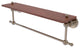 Astor Place 22" Solid Wood Shelf with Towel Bar, Antique Pewter