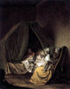Daniel Nikolaus Chodowiecki The Lying-in Room (1) Gallery Wrapped Canvas Print