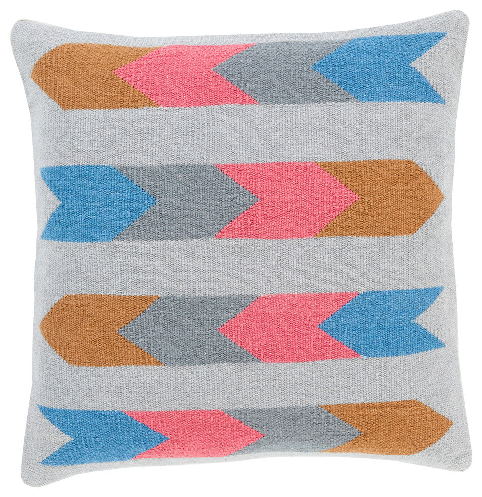 Cotton Kilim Pillow Cover 22x22x0.25