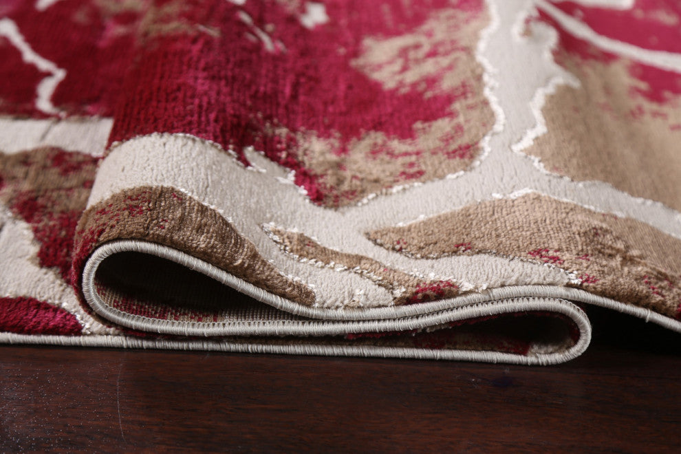 Abstract Turkish Transitional Oriental Area Rug Contemporary Carpet 10x10