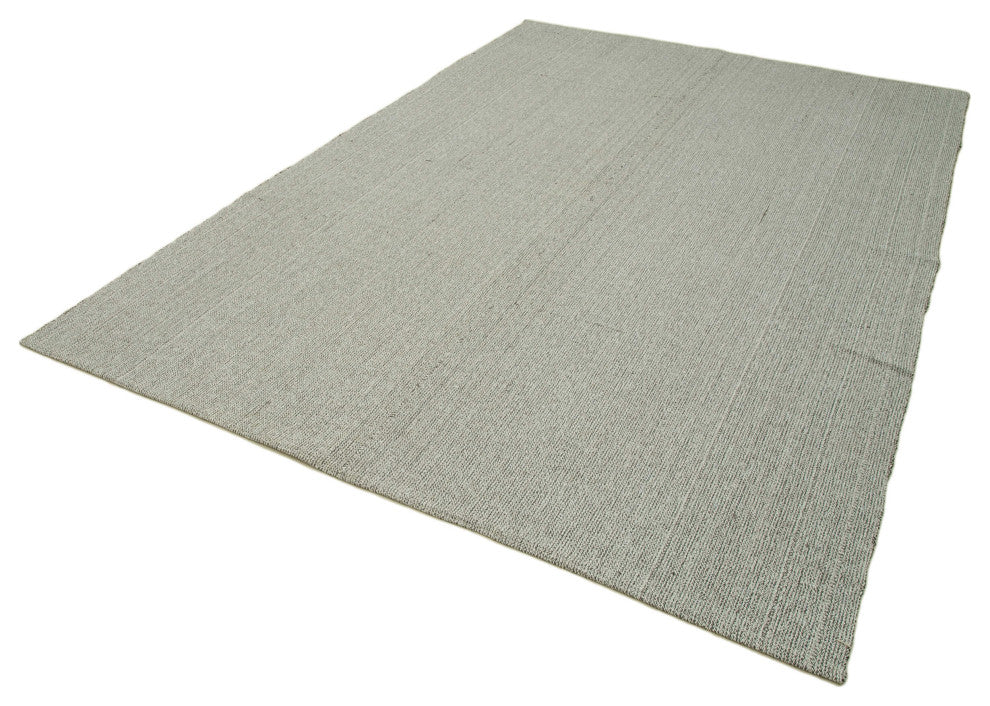 Rug N Carpet - Handmade Turkish 6' 7'' x 10' 5'' Decorative Wool Kilim Rug